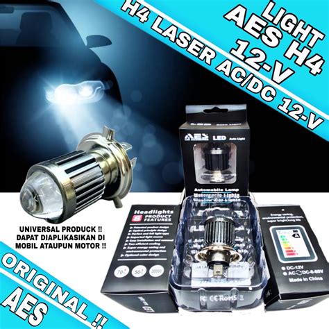 Jual O27M Original Lampu Led H4 Laser Hi Loo Beam Dual Colour Minimod