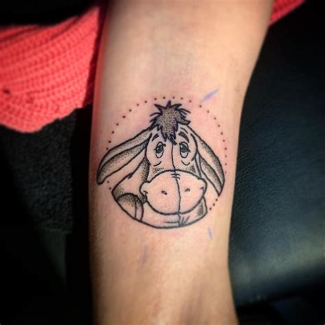 Eeyore tattoo for @mareelssofie! Thanks buddy for the trust!! # ...