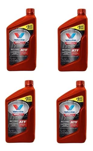 4 Aceite Tras Aut Sintet Valvoline Atf Maxlife Dexron Mercon Envío gratis