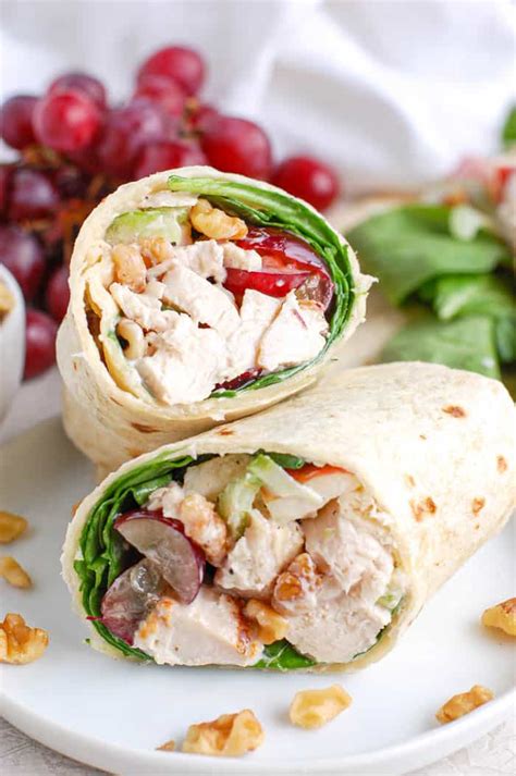 Classic Waldorf Salad Wraps | Erin Lives Whole