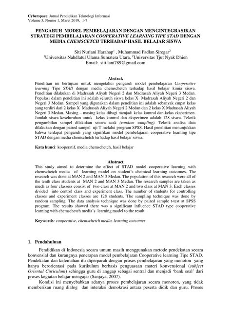 Pdf Pengaruh Model Pembelajaran Dengan Mengintegrasikan Strategi