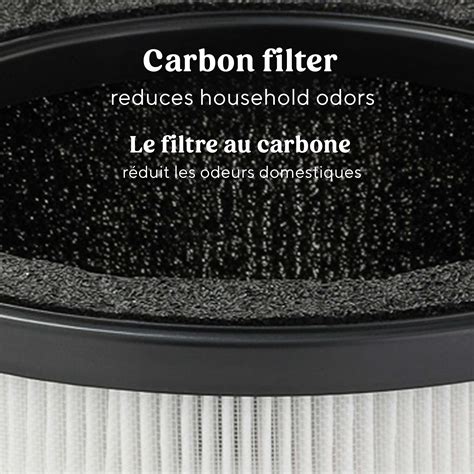 Filtre à air HEPA authentique 3 en 1 Bionaire pour purificateur dair