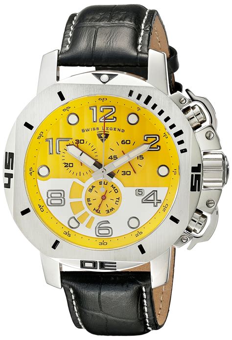 Buy Swiss Legend Men S Scubador Analog Display Swiss Quartz