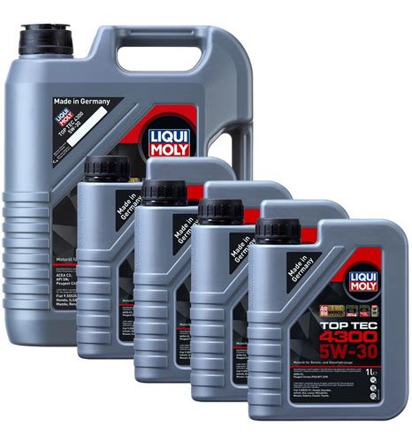 Aceite De Motor Top Tec 4300 5w30 Liqui Moly 9lts Cuotas sin interés