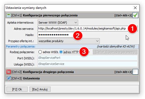 Konfiguracja Modu U Seigi Dokumentacja