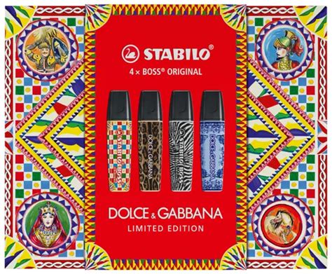 Stabilo Textmarker Boss Original X Dolce Gabbana