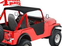 Bikini Top Traditional Bestop Schwarz Kunstleder Jeep CJ5 Bj 76 83 159 00