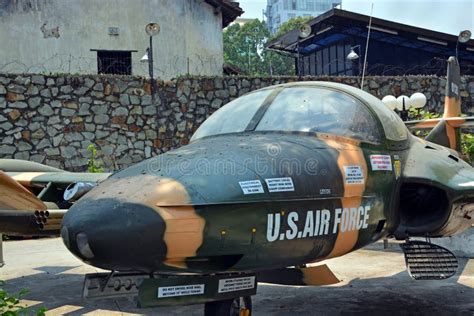 American Jet Fighter Plane On Display At War Remnants Museum Editorial