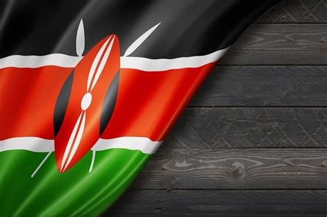 Kenyan flag on black wood wall banner | Kenyan flag, Kenya flag, Flag background