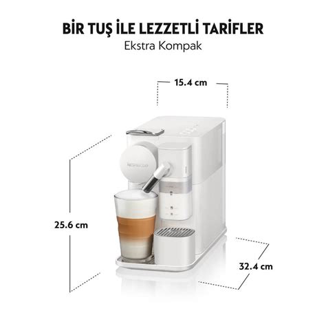 Nespresso Lattissima One F Kahve Makinesi Beyaz Watt