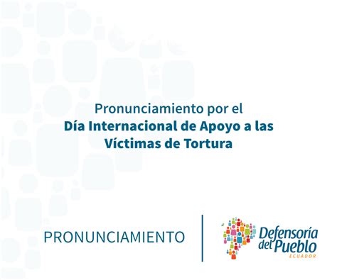 Defensor Adelpueblo On Twitter Pronunciamiento La