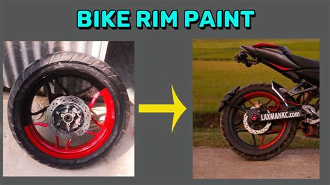 Pulsar Ns Rim Paint Pulsar Custom Bikes Painting