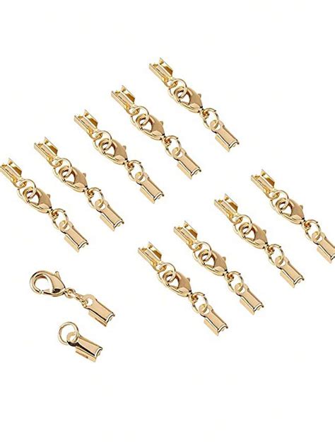 80 Piece Jewelry Making Accessory Kit Including 20 Collapsible Cord End Caps Crimp Ends 40