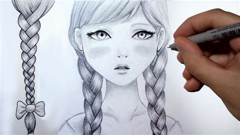 Comment Dessiner Des Tresses Tutoriel YouTube