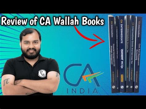 CA Wallah CA Inter Books Review Cainter Pw Cawallahbypw YouTube