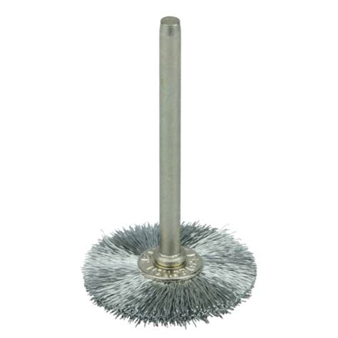 Weiler 26015 0 005 Wire Size 1 Diameter Steel Bristles 1 8 Stem