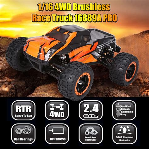 Buy GoolRC 16889A Pro RC Cars 1 16 Scale Remote Control Car 4WD 45KM