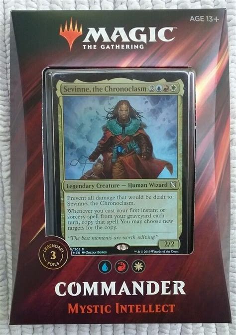 Magic The Gathering Commander Deck Mystic Intellect Sealed