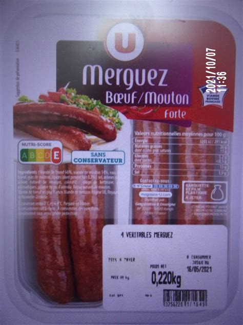 Rappel Consommateur D Tail Merguez Boeuf Mouton Forte X U