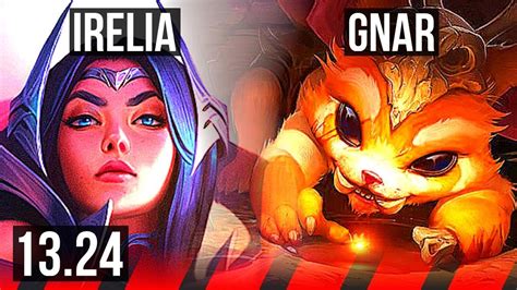 Irelia Vs Gnar Top 8 Solo Kills 65 Winrate Br Grandmaster 13