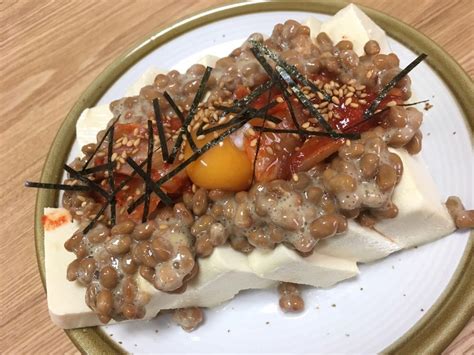 即席！ダイエットに納豆キムチ豆腐 By 管理栄養士のタマゴ 【クックパッド】 簡単おいしいみんなのレシピが364万品