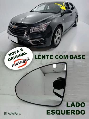 Lente Base Retrovisor Cruze 2012 2013 2014 2015 Esq Orig