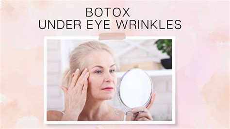 Botox under eye wrinkles Before and After