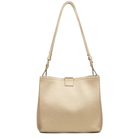 Lancaster Top Double Sac Seau Champagne In Nude