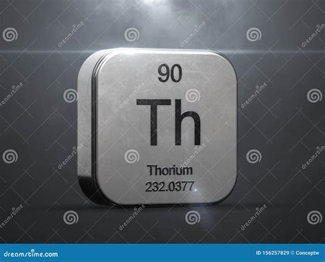 Thorium Element from the Periodic Table Stock Illustration ...