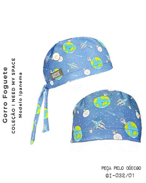 Toucas e Gorros cirúrgicos no Instagram Gorro cirúrgico lúdico que