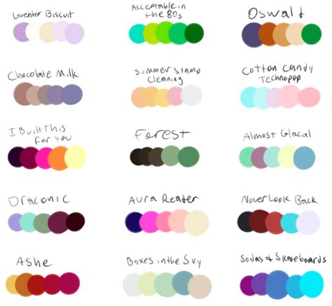 Put A Character A Color Palette In My Ask Box And Ill Draw It I