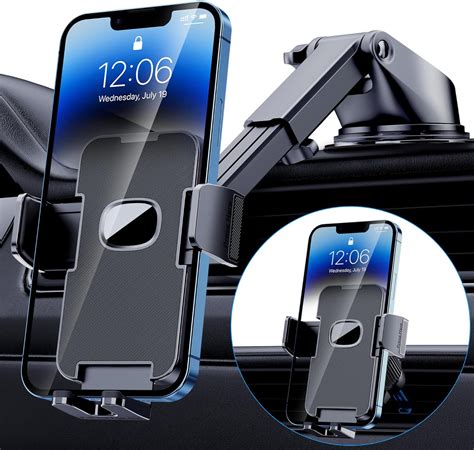 Phone Holder Car Mount For IPhone Powerful Suction Phone Mount For Car