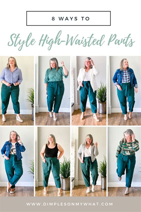 How To Style High Waisted Pants 8 Ways Dimplesonmywhat