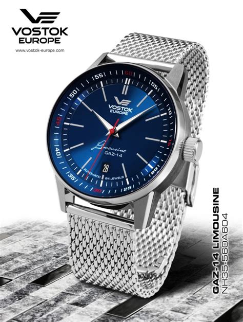 Vostok Europe Gaz Limouzine Automatic Nh A B Vostokwatches