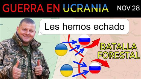 28 Nov ÉXITO LOS UCRANIANOS GANAN UNA FEROZ BATALLA EN EL BOSQUE La