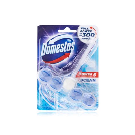 Domestos Power 5 Rim Block Ocean 55g Spinneys Uae