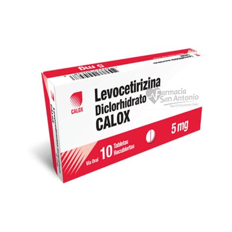 Levocetirizina Mg X Tabletas Farmacia San Antonio