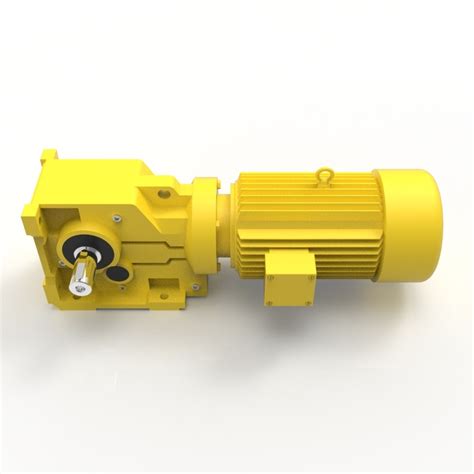 Right Angle Helical Bevel Gear Motor Geared Reducer Gearbox For Bale