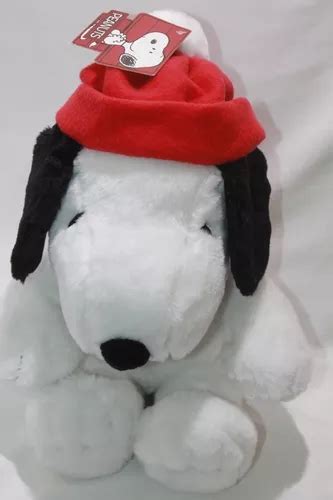 Snoopy Sentado Peluche Peanuts Original Importado 30 Cms Cuotas Sin