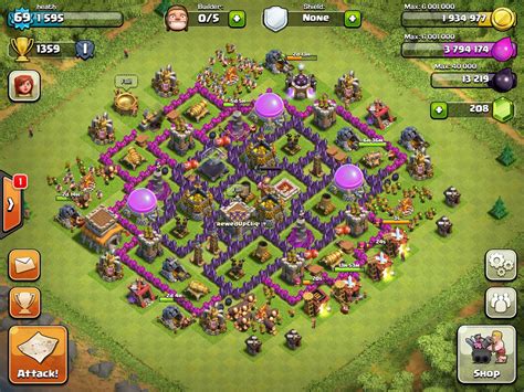 Th8 Farming Base Rclashofclans