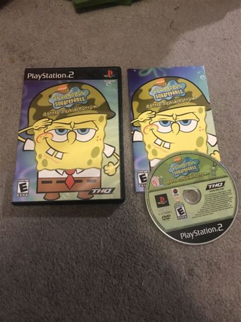 Spongebob Squarepants Battle For Bikini Bottom Complete Ps2 Playstation 2 Ebay