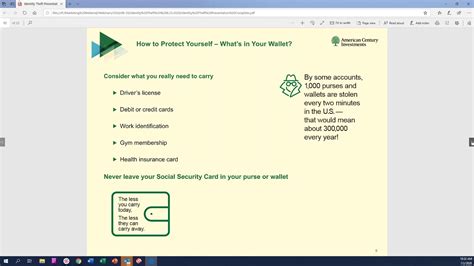 Identity Theft Webinar Youtube