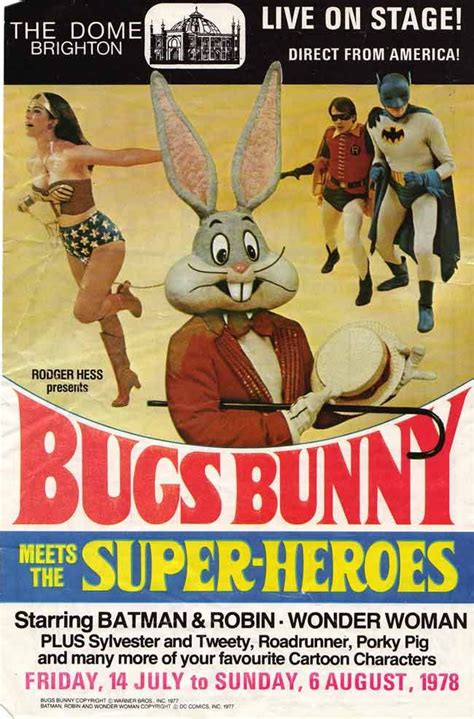 Bugs Bunny Meets The Superheroes Is A 1970s Stage Show And A Crossover