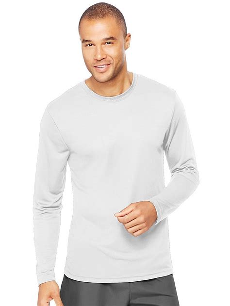 Hanes L Adult Cool Dri With Freshiq Long Sleeve Performance T Shirt