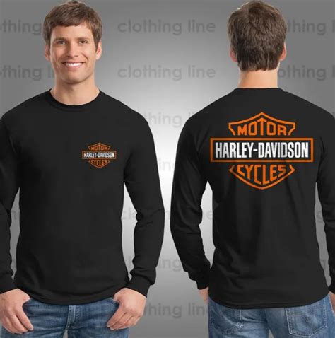 Kaos Baju Harley Davidson Motor Cycles Lengan Panjang Lazada Indonesia