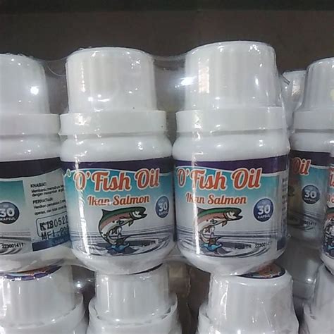 Jual Ofish Oil Ikan Salmon 30 Kapsul Minyak Ikan Salmon 100original