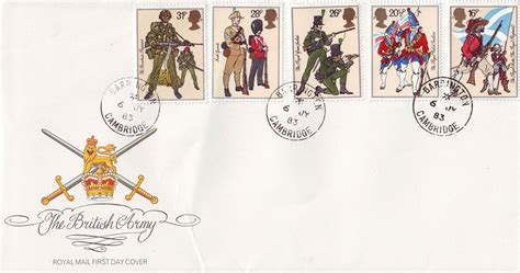 The British Army 1983 Collect Gb Stamps