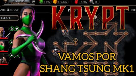 MORTAL KOMBAT MOBILE JUGANDO LA KRYPTA PARA COMPRAR A SHANG TSUNG MK1