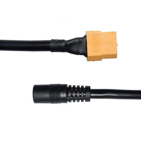 Xt60 Xt 60 Female To Female Dc 55mm X 25mm Jack Power Adapter Cable For Fpv Monitor Power