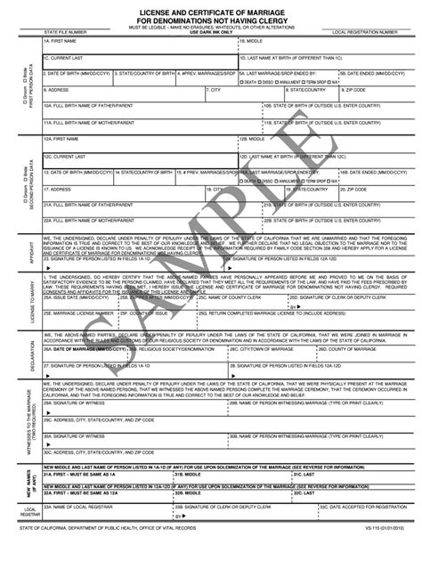 Marriage certificate sample: Fill out & sign online | DocHub